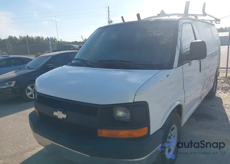 2008 Chevrolet Express G1500 z USA, uszkodzony, nr VIN 1GCFG15X881225192